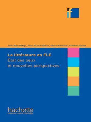 cover image of La Littérature en classe de FLE